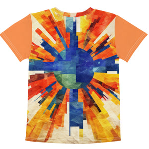 Philippine Flag Inspired - Kids Crew Neck T-Shirt