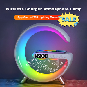 Bluetooth Speaker Wireless Charger Atmosphere Lamp App Control