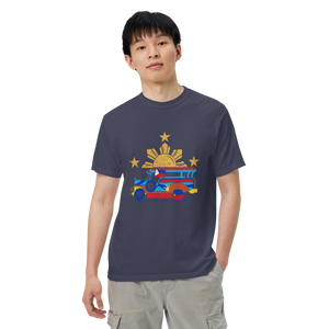 Philippines Jeepney Design Men’s garment-dyed heavyweight t-shirt