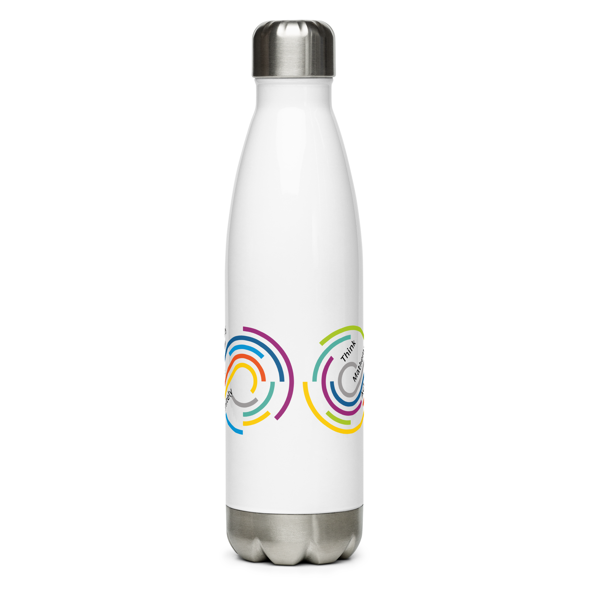 Think Mathematically Achieve Infinitely - Stainless Steel Water Bottle
