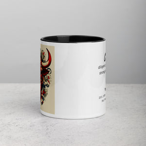 Ox Animal Zodiac Mug with Color Inside