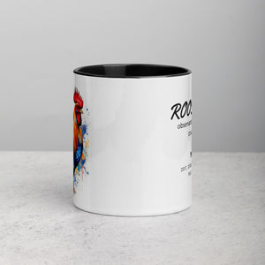 Rooster Animal Zodiac Mug with Color Inside