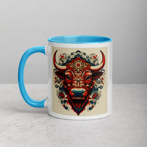 Ox Animal Zodiac Mug with Color Inside