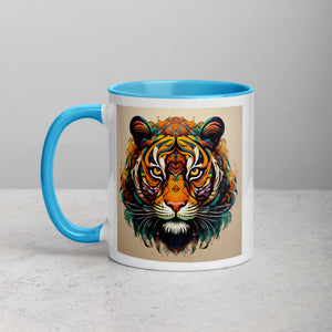 Tiger Animal Zodiac Mug with Color Inside
