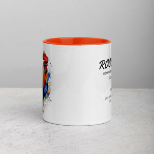 Rooster Animal Zodiac Mug with Color Inside