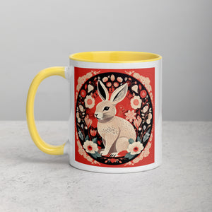 Rabbit Animal Zodiac Mug with Color Inside