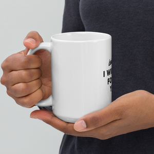 I will not forget you White glossy mug