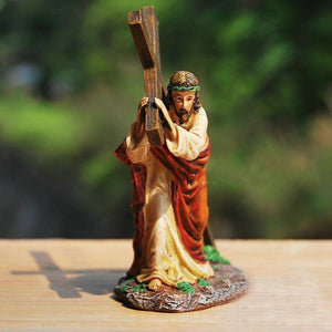 Lenten Reflection: Jesus Christ Carrying the Cross Statue