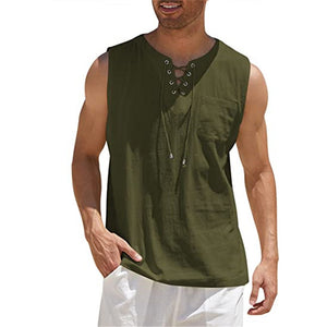 Tank Vest FOR Men Shirt Collar