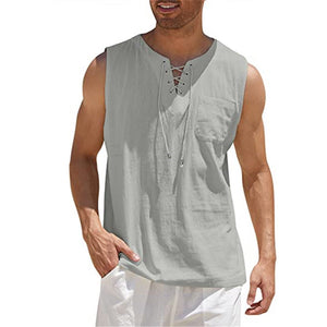 Tank Vest FOR Men Shirt Collar