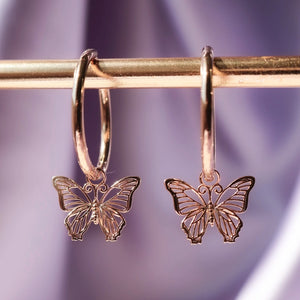 Exquisite butterfly earrings