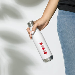Love On The Go Stainless Steel Water Bottle
