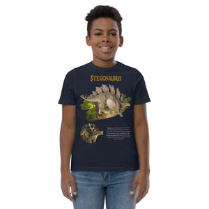 Stegosaurus Youth jersey t-shirt
